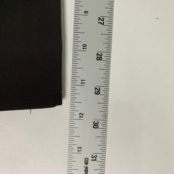 St. John 4 Chocolate Brown Flat Front Side Zip Tapered Trousers Country Club - Picture 8 of 8